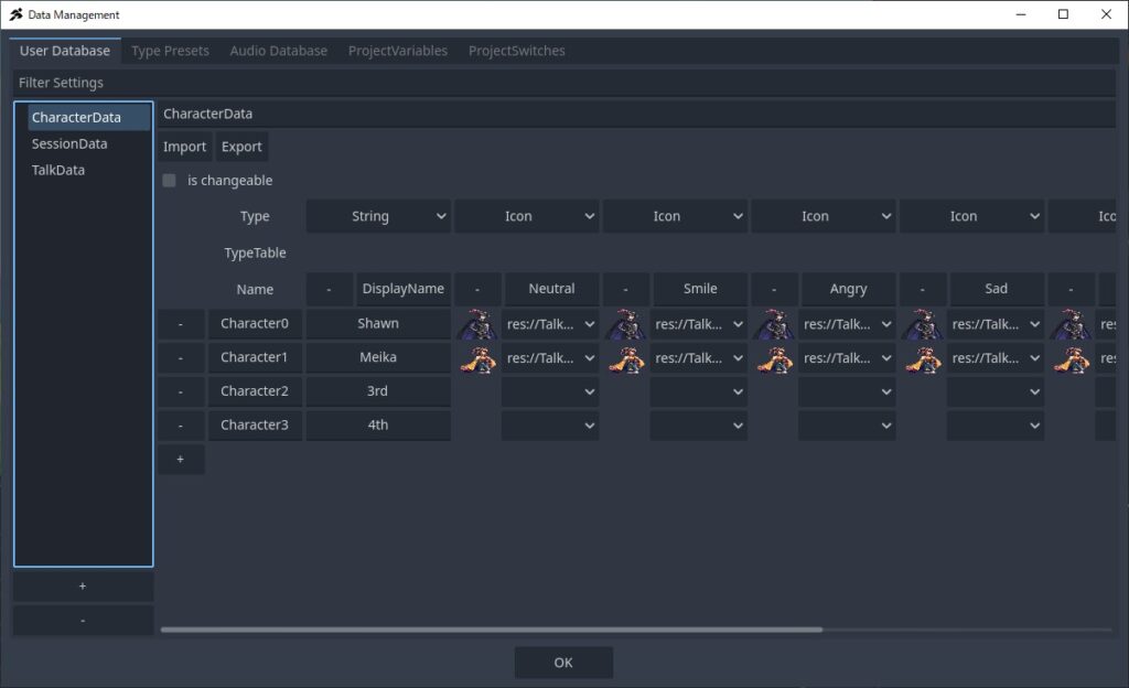 PR2 database